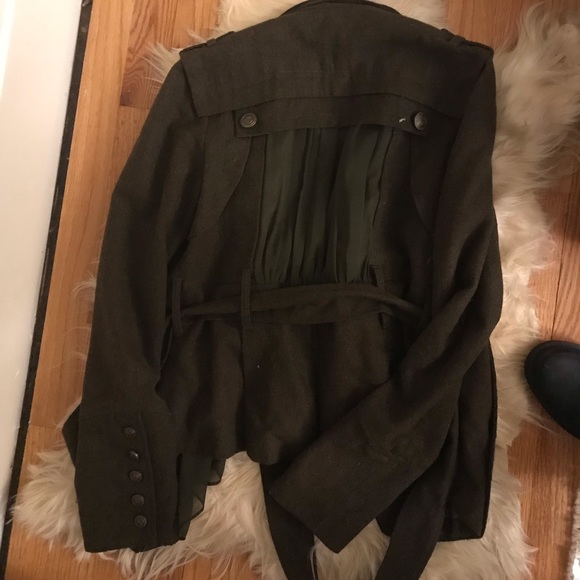 Anthropologie RYU Military Style Jacket Olive - Picture 2 of 7